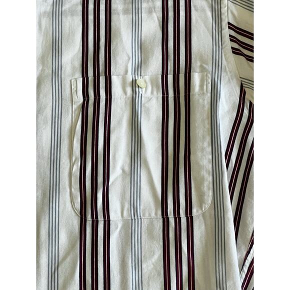 CHAPS Ralph Lauren Men's Large Vtg Y2k Preppy Button Down Cotton Dress Shirt - Picture 4 of 6